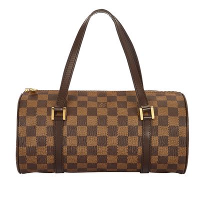 Louis Vuitton Damier Ebene Papillon 26, &pound;595, Handbags, Brown, Coated Canvas, Front view